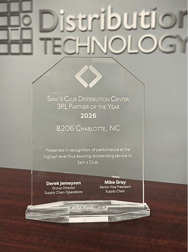 Distribution Technology Named Sam’s Club 2026 Third-Party Partner Of The Year